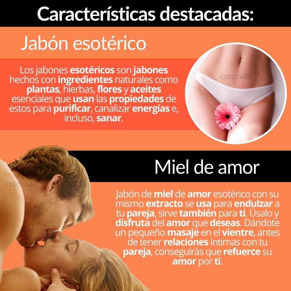 Jabón Esotérico Natural Miel De Amor